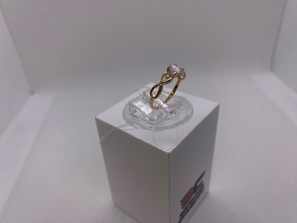 КОЛЬЦО С КАМНЯМИ (Au 585)