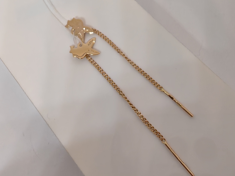 СПРО585 СЕРЬГИ ПРОДЕВКИ (Au 585)