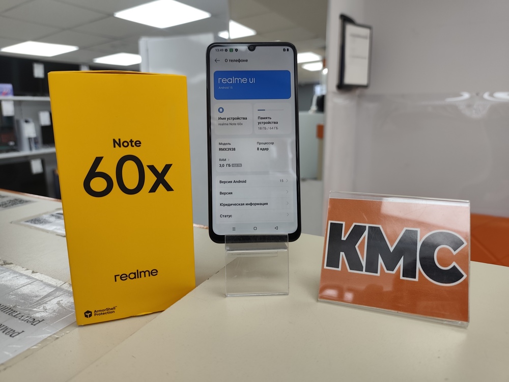 Смартфон Realme Note 60X 3/64