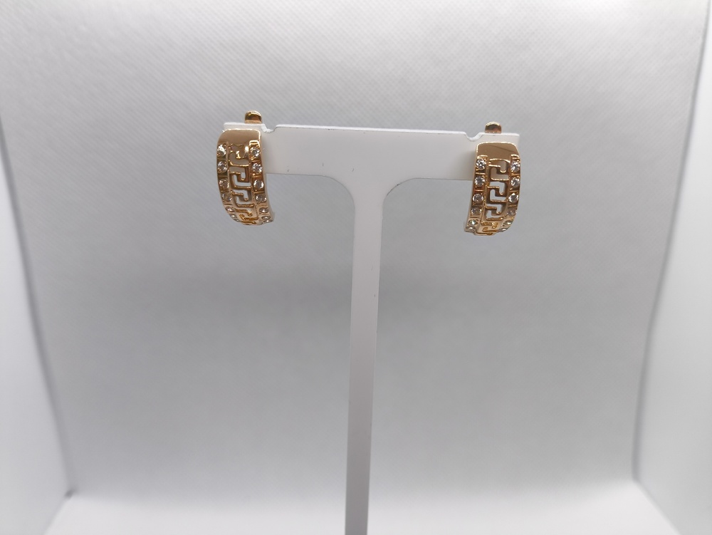 СКМИ585 СЕРЬГИ С КАМНЯМИ (Au 585)