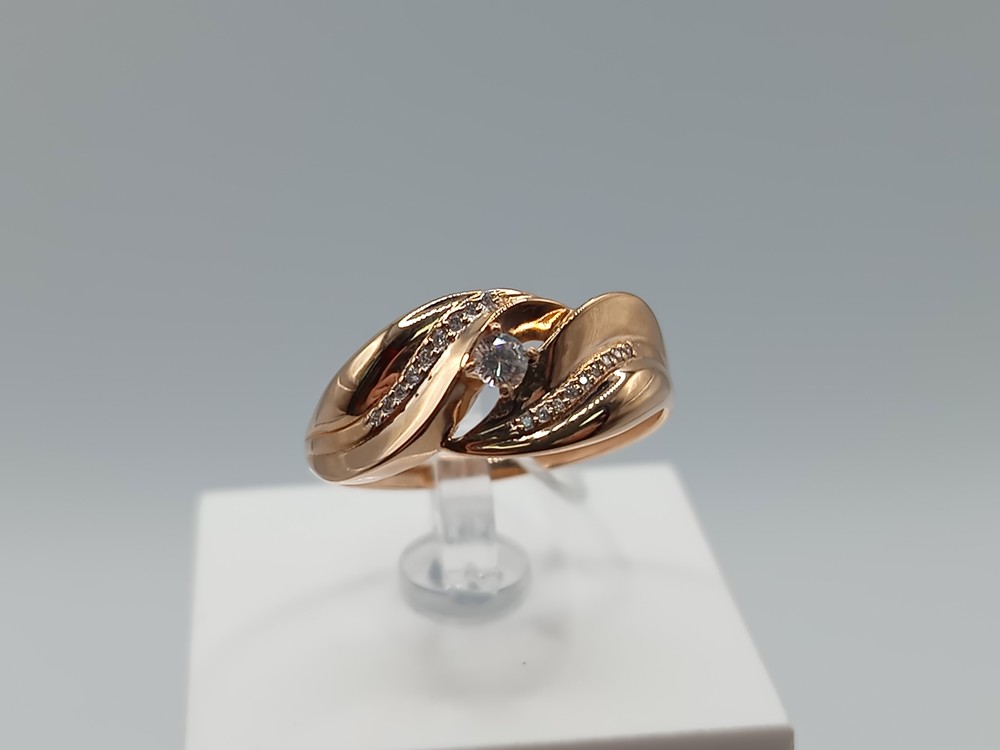 КОЛКМИ585 КОЛЬЦО С КАМНЯМИ (Au 585)