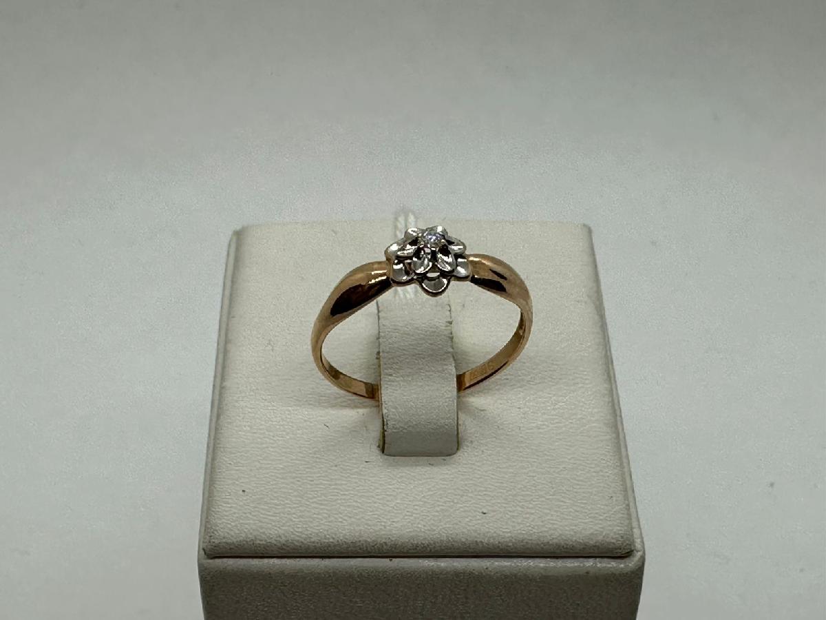 КОЛЬЦО БРИЛЛИАНТ Au 585