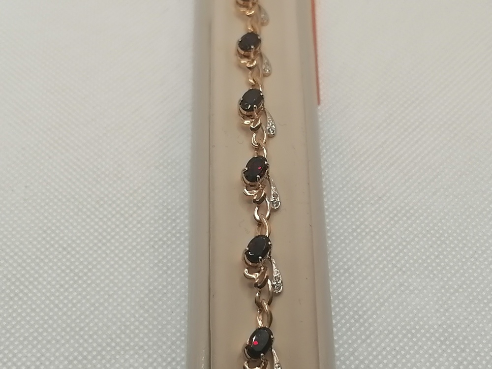 Б585 БРАСЛЕТ С КАМНЯМИ (Au 585)