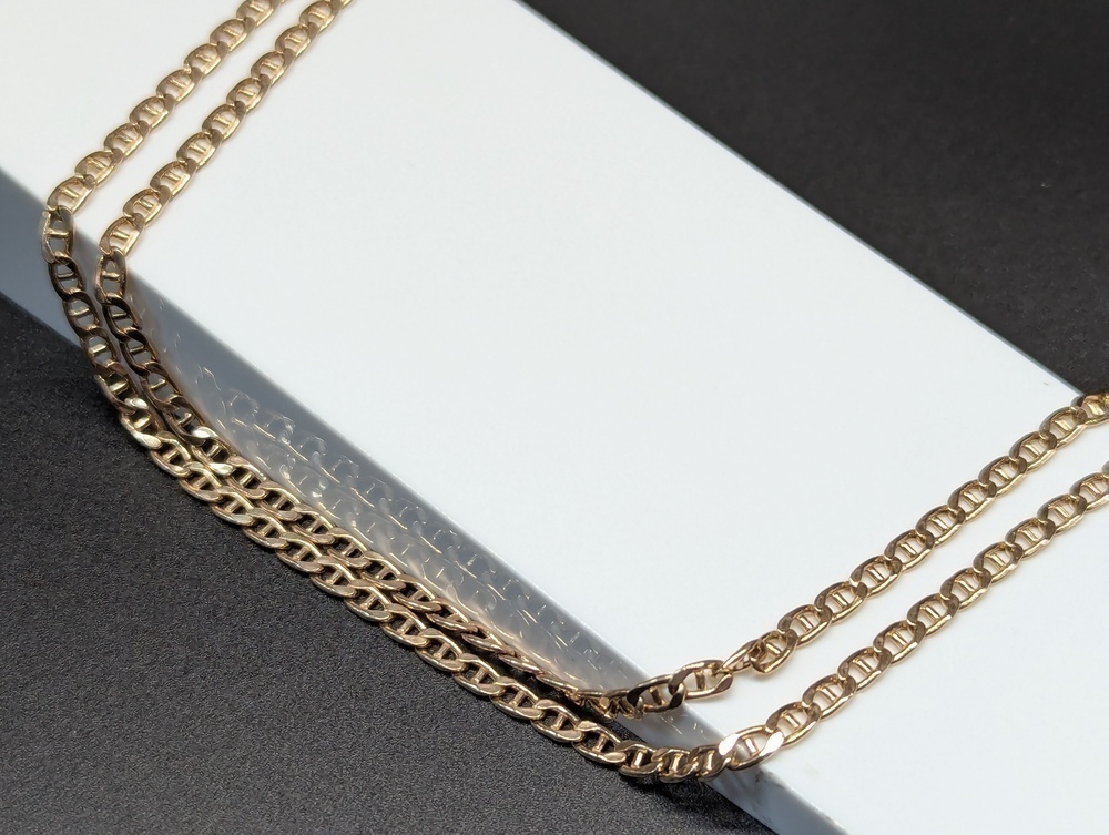 ЦПММ585 ЦЕПЬ ПУСТОТЕЛАЯ Морское (Мыльница) (Au 585)