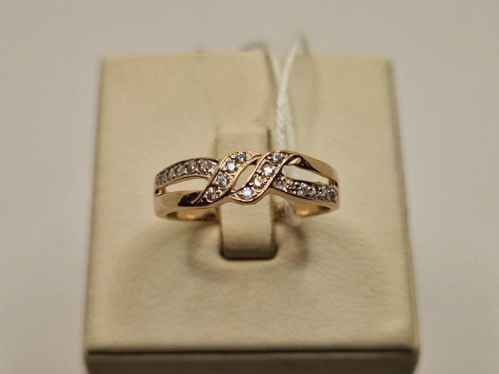 КОЛКМИ585 КОЛЬЦО С КАМНЯМИ (Au 585)