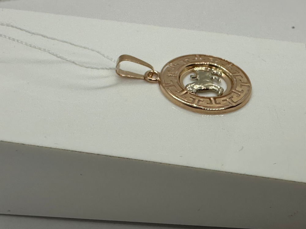 ПОДВЕСКА ЗНАК ЗОДИАКА ЛЕВ (Au 585)