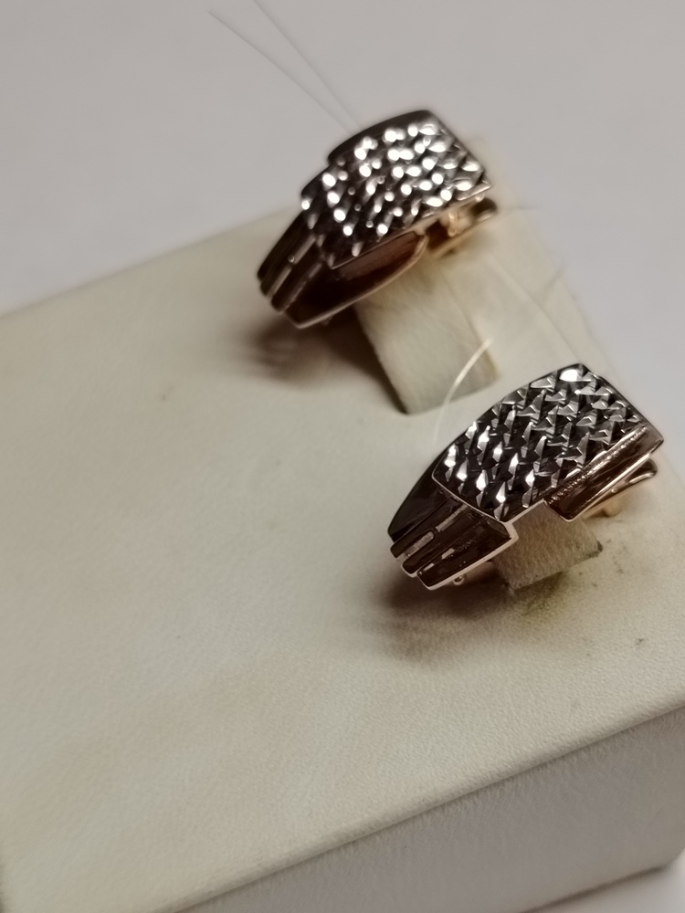 СЕРЬГИ БЕЗ КАМНЯ (Au 585)