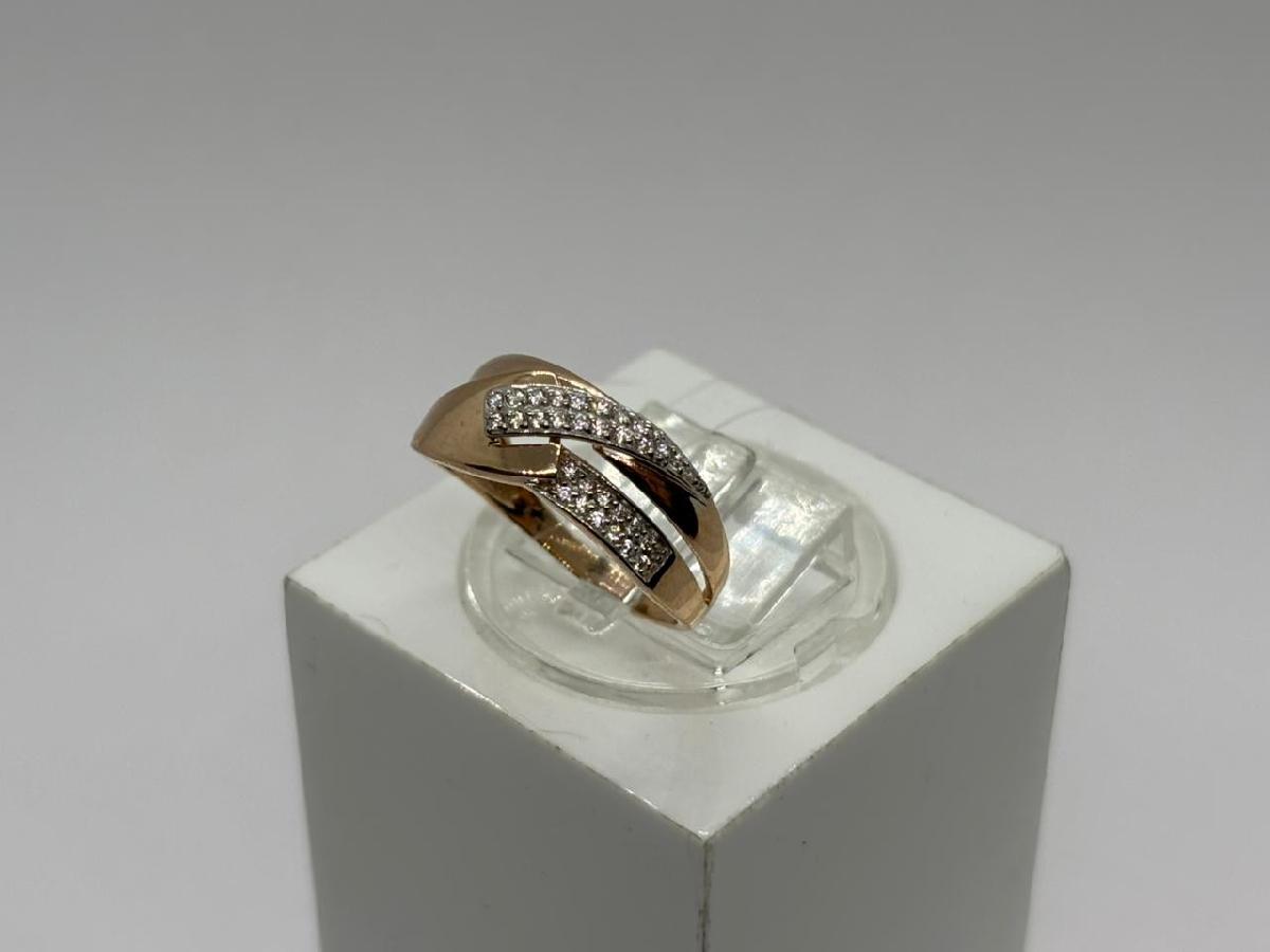 КОЛЬЦО С КАММНЯМИ (Au 585)