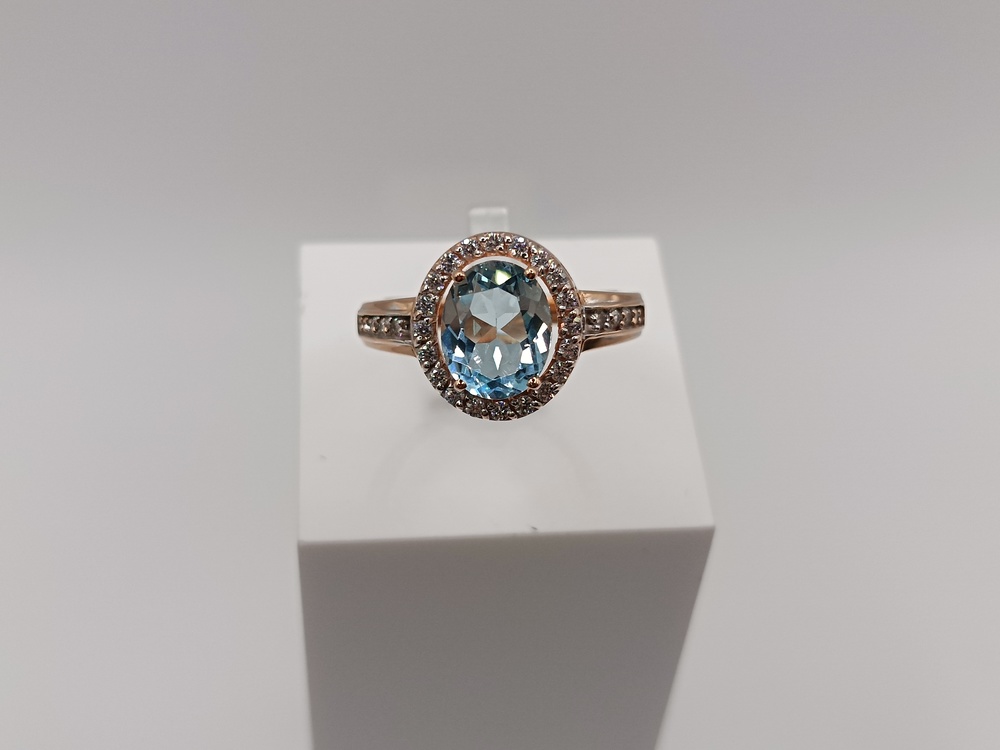 КОЛКМИ585 КОЛЬЦО С КАМНЯМИ (Au 585)