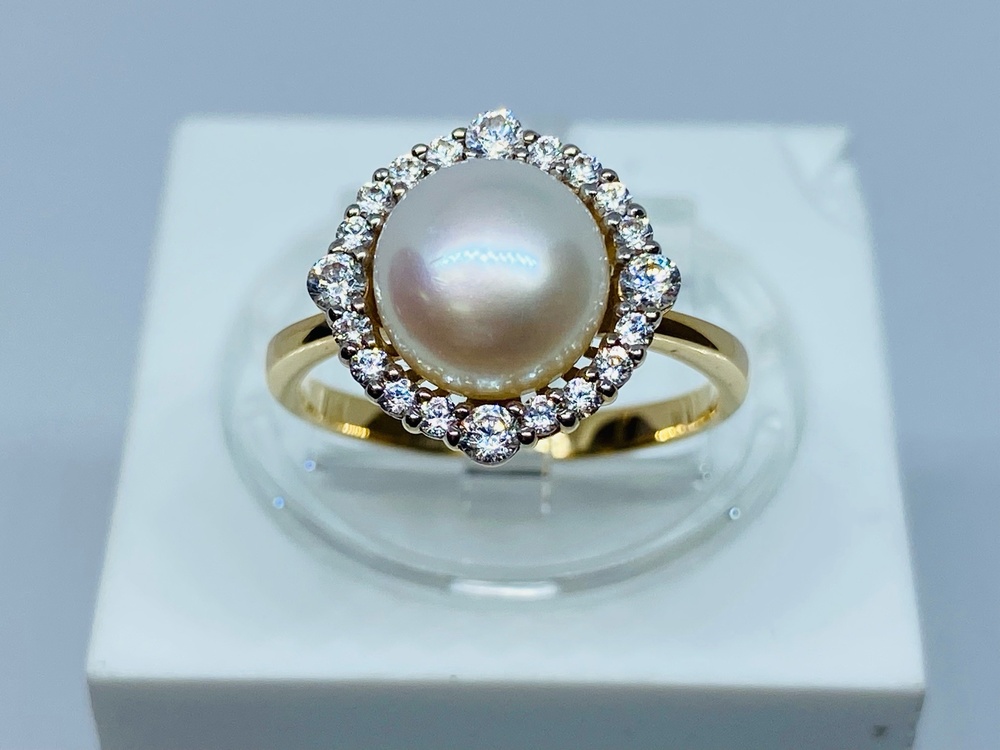 КОЛКМИ585 КОЛЬЦО С КАМНЯМИ (Au 585)