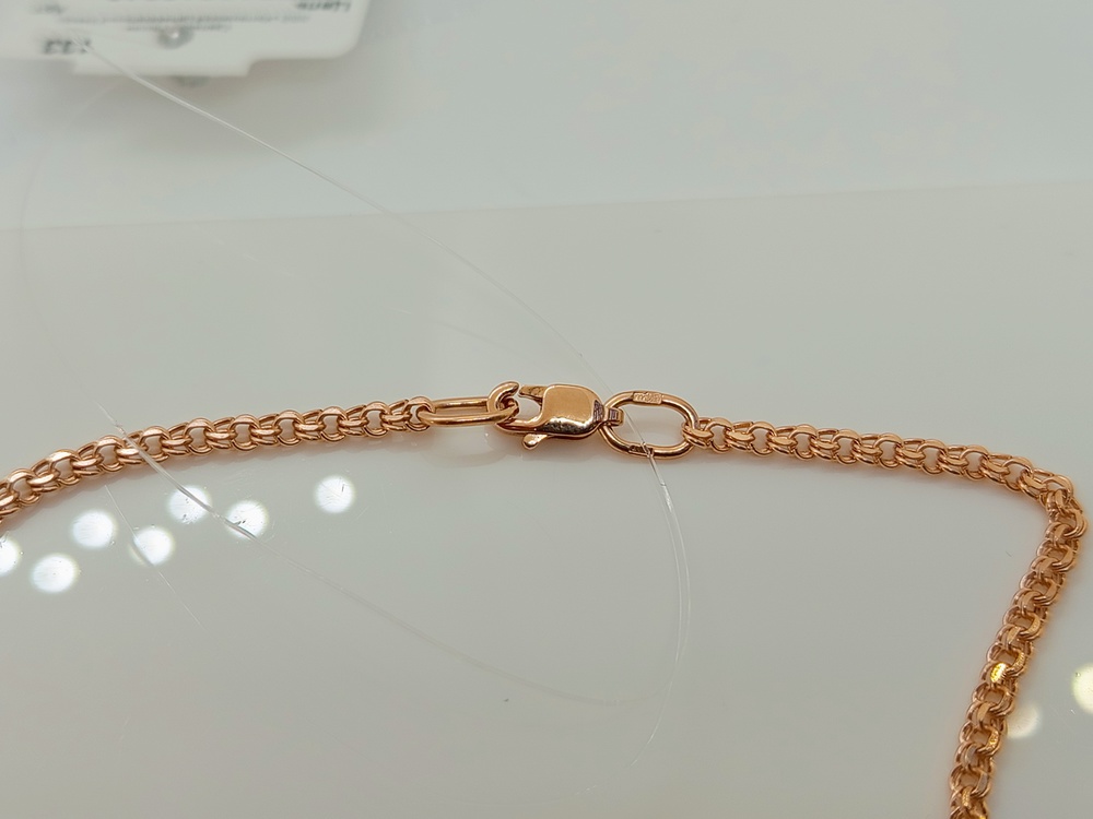 ЦЕПЬ ПУСТОТЕЛАЯ Бисмарк (Au 585)