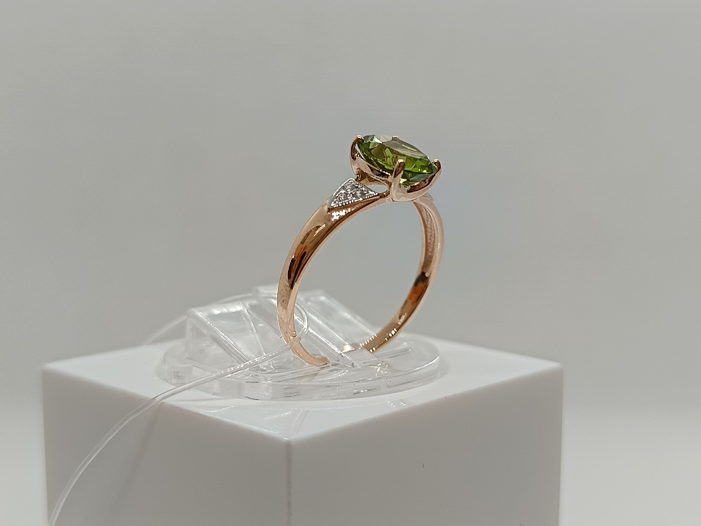 КОЛЬЦО С КАМНЯМИ (Au 585)