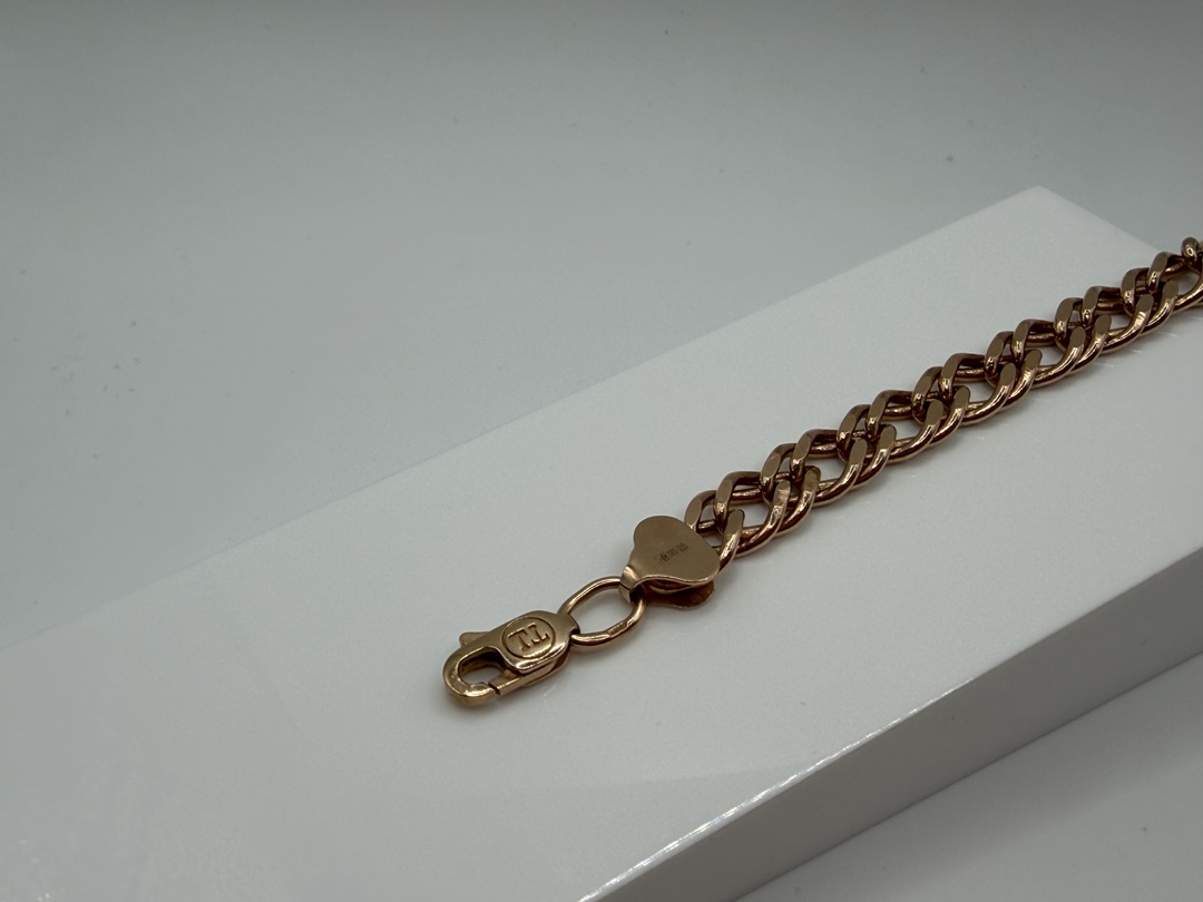 БРАСЛЕТ ПОЛНОВЕСНЫЙ Ромб двойной Au 585