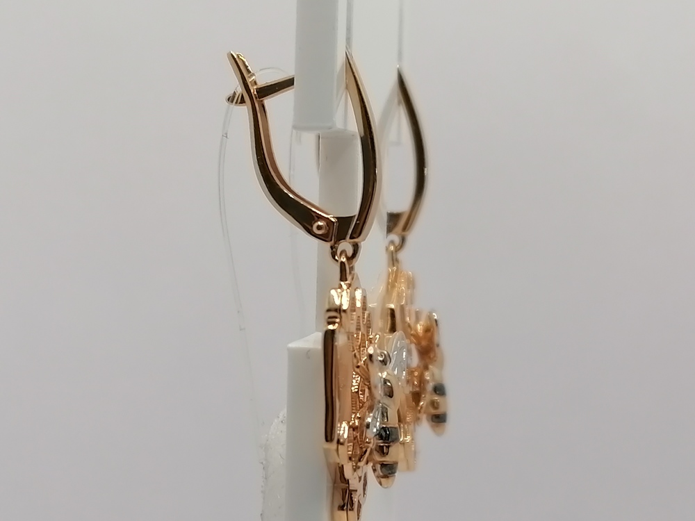 СЕРЬГИ БЕЗ КАМНЯ (Au 585)