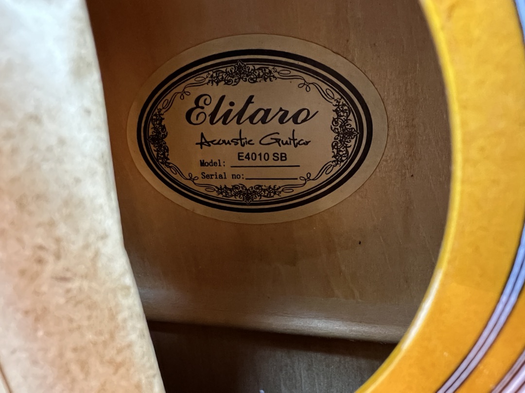 Гитара акустическая Elitaro E4010C SB