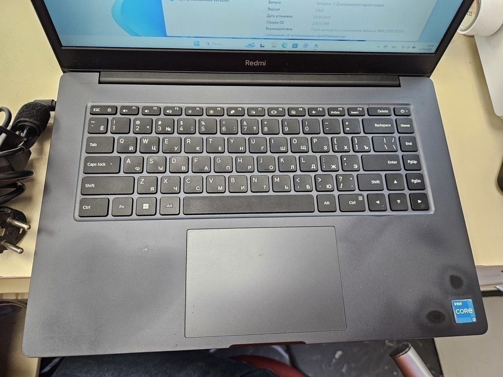 Ноутбук Xiaomi RedmiBook 15; I3-1115G4, Intel UHD Graphics, 8 Гб, 256 Гб, Нет