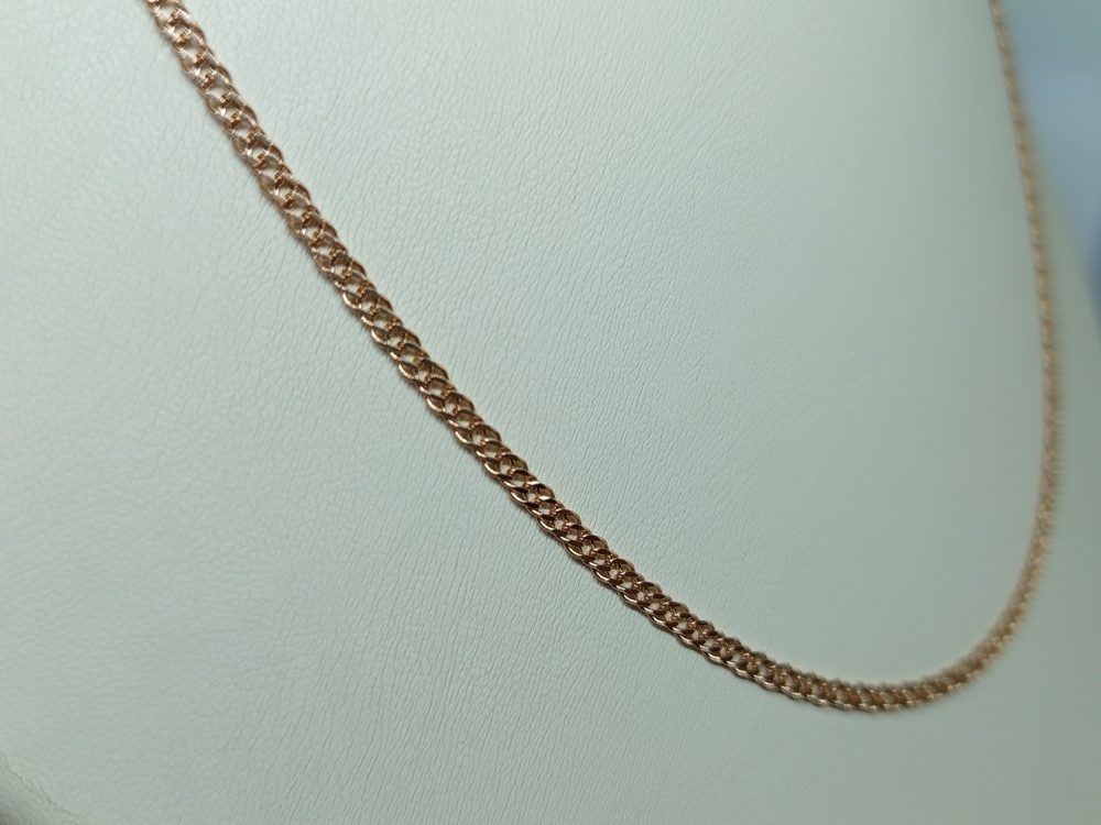 ЦЛР2585 ЦЕПЬ ПОЛНОВЕСНАЯ Ромб двойной (Au 585)