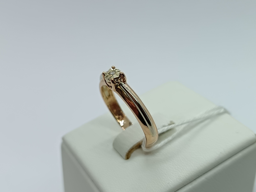 КОЛЬЦО БРИЛЛИАНТ Au 585