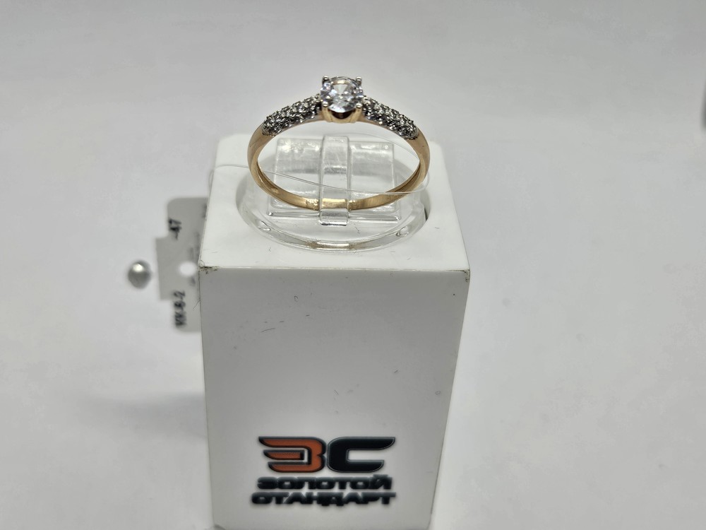 КОЛЬЦО С КАМНЯМИ (Au 585)