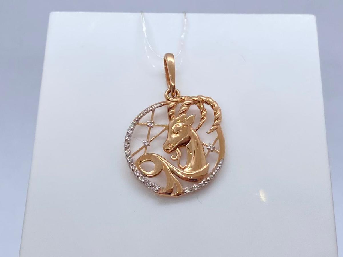 ПОДВЕСКА С КАМНЯМИ (Au 585)