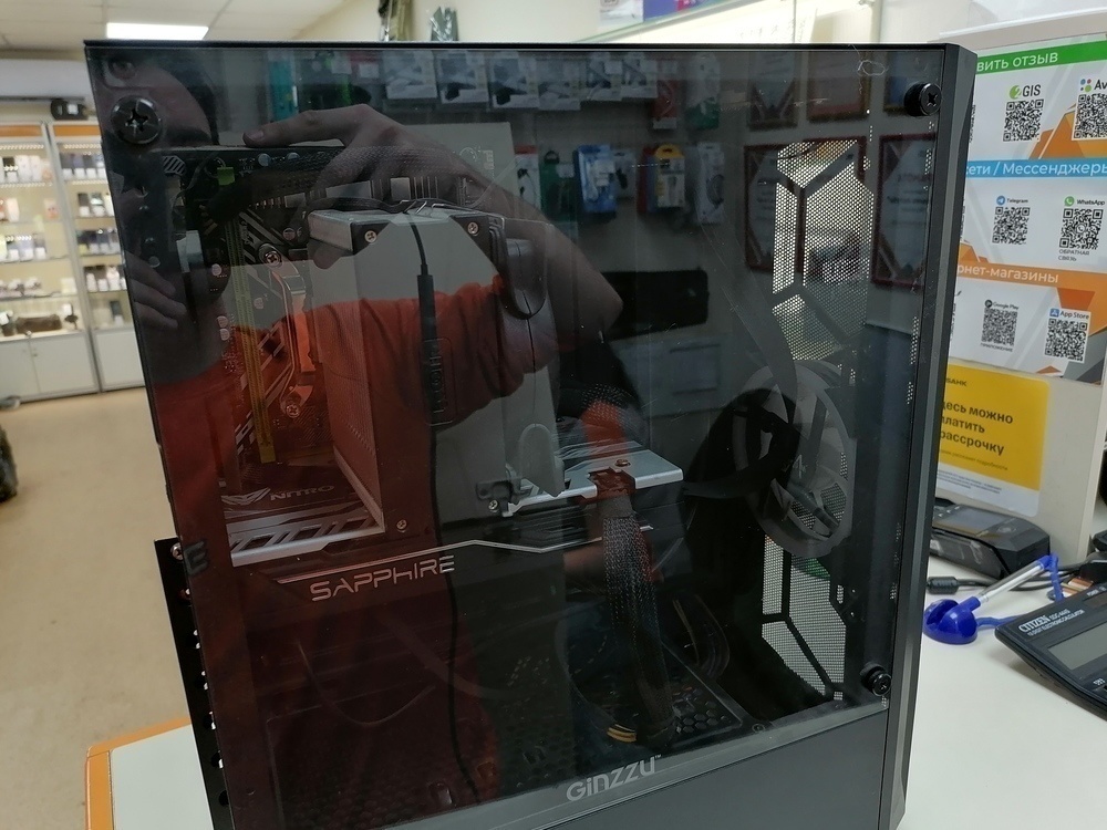 Системный блок Noname; Xeon E5-2670 v2, Radeon RX 570, 16 Гб, 128 Гб, 1 Tb