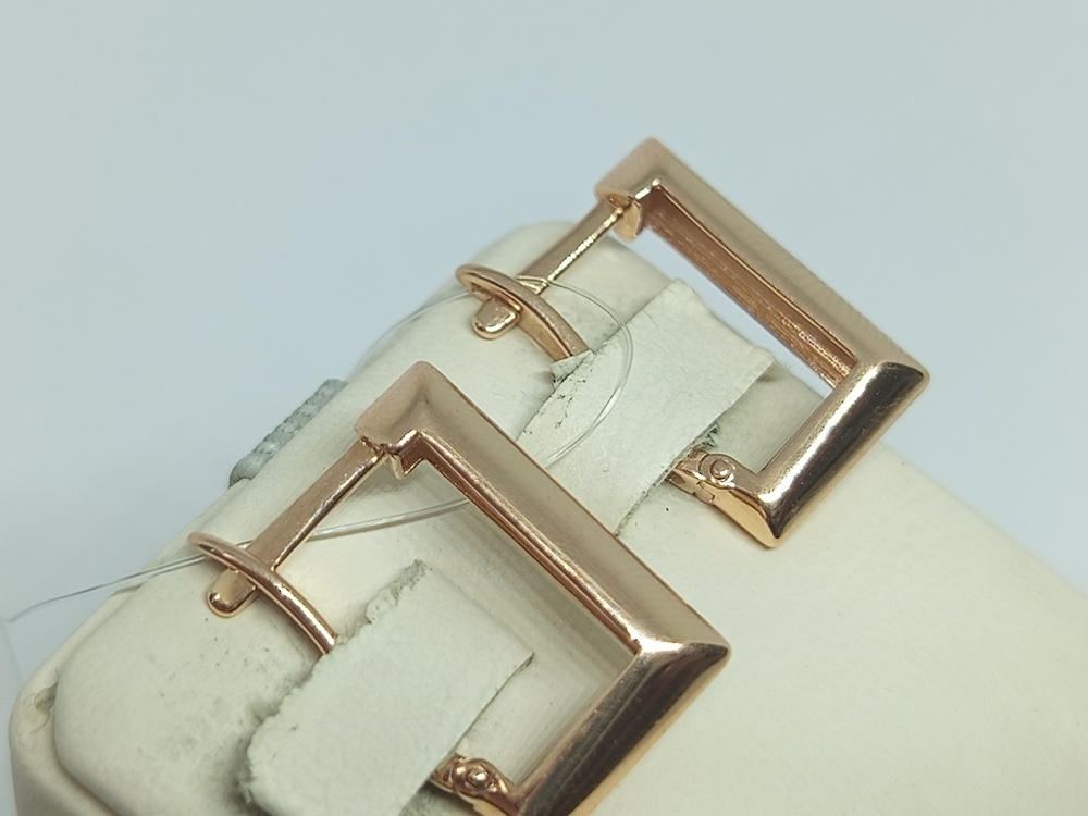 СЕРЬГИ БЕЗ КАМНЯ (Au 585)