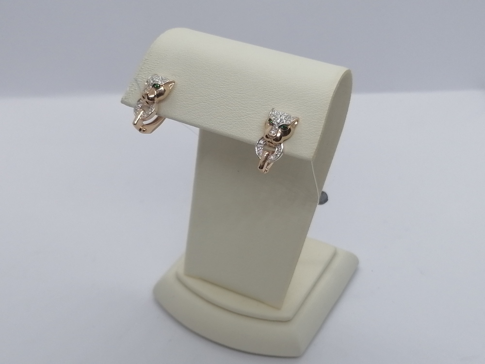 СЕРЬГИ С КАМНЯМИ (Au 585)