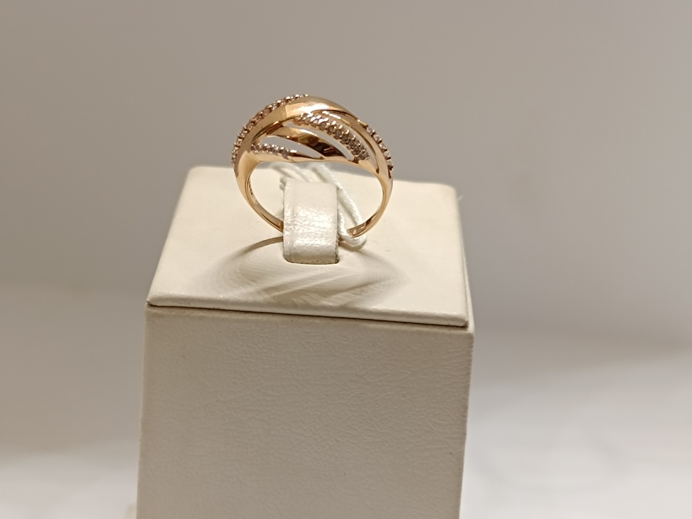 КОЛКМИ585 КОЛЬЦО С КАМНЯМИ (Au 585)