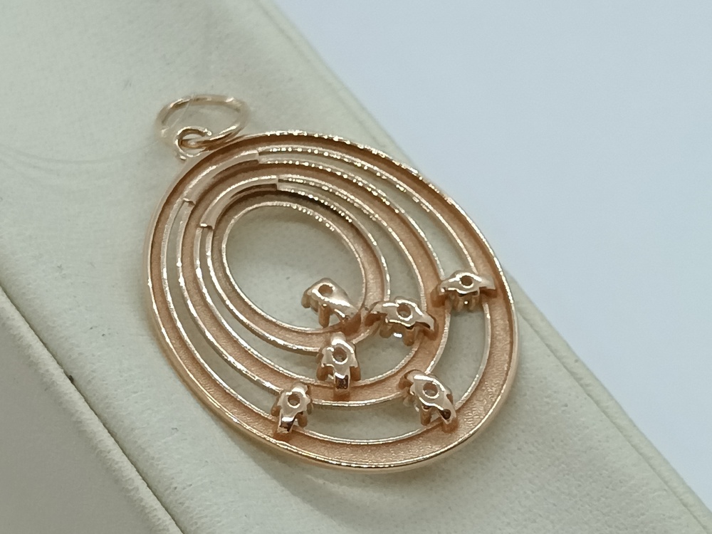 ПОДВЕСКА С КАМНЯМИ (Au 585)