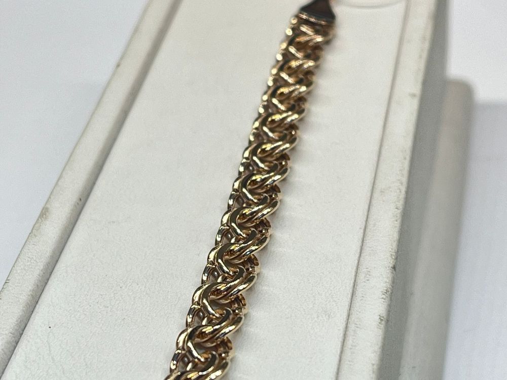 БРАСЛЕТ ПУСТОТЕЛЫЙ Бисмарк (Au 585)