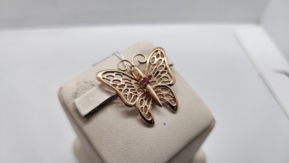 ПОДКМ585 ПОДВЕСКА С КАМНЕМ (Au 585)