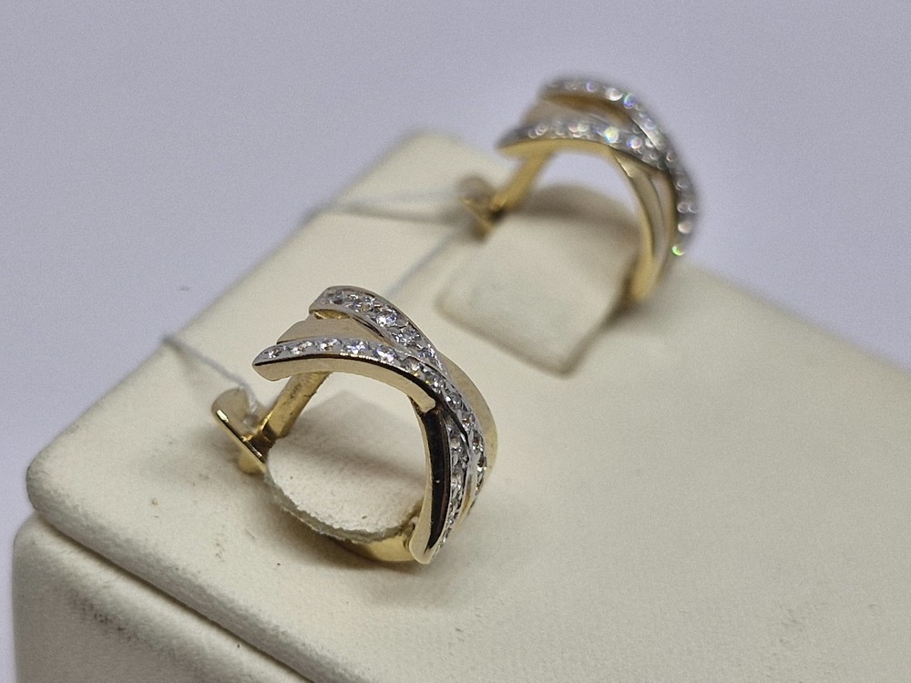 СЕРЬГИ С КАМНЯМИ (Au 585)