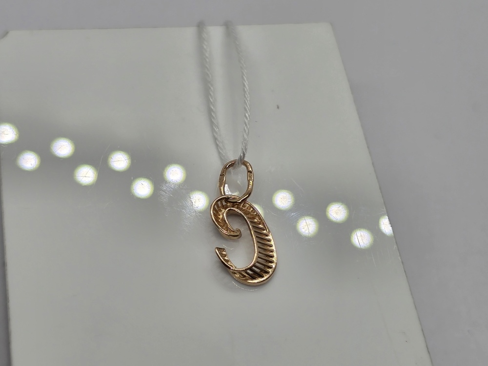 ПОДВЕСКА БУКВА С Au 585