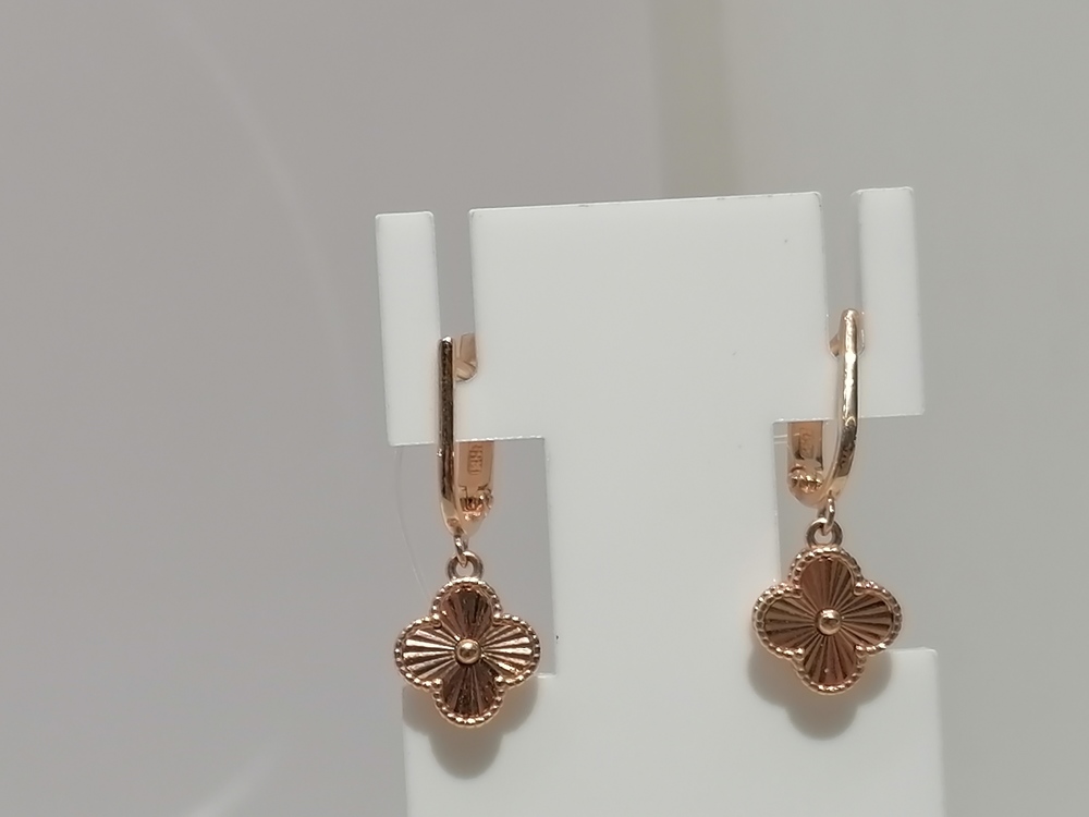 СЕРЬГИ БЕЗ КАМНЯ (Au 585)