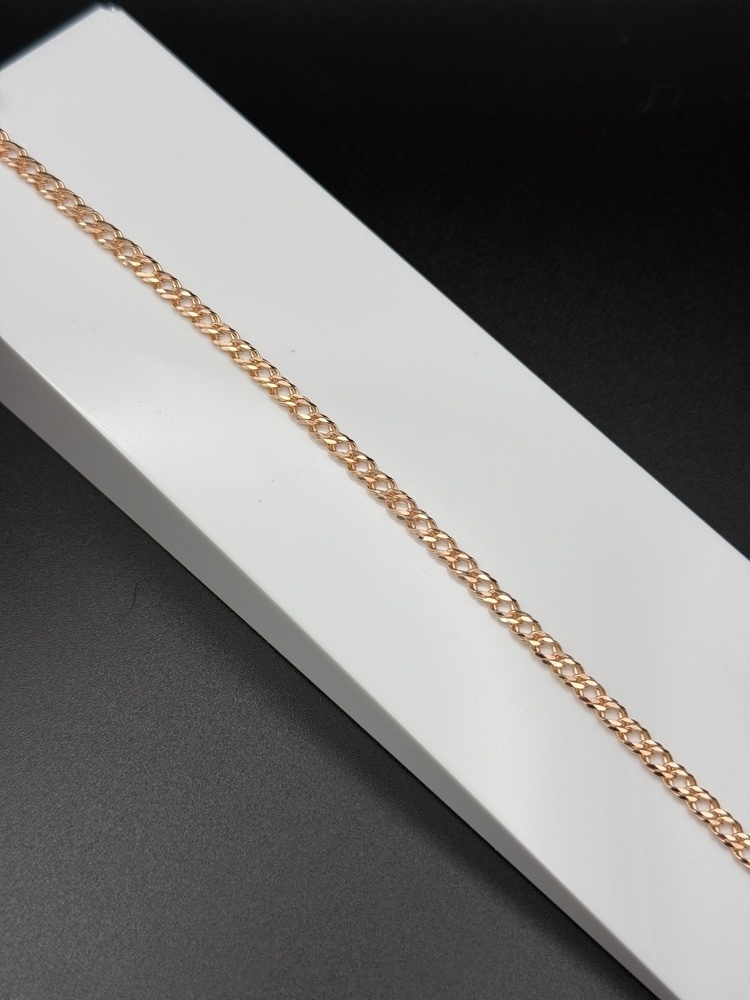 БРАСЛЕТ ПОЛНОВЕСНЫЙ Ромб двойной (Au 585)