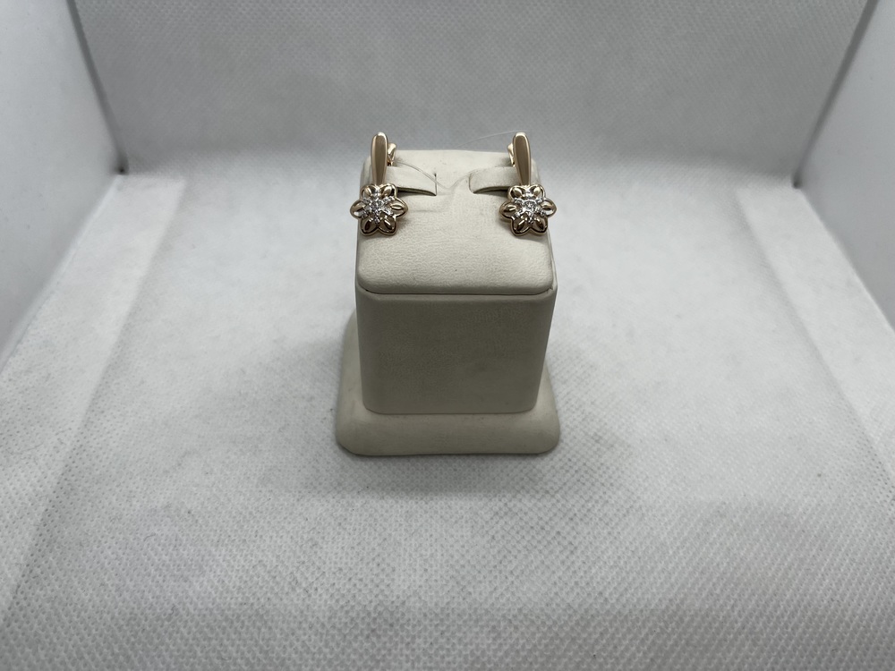 СЕРЬГИ С КАМНЯМИ (Au 585)