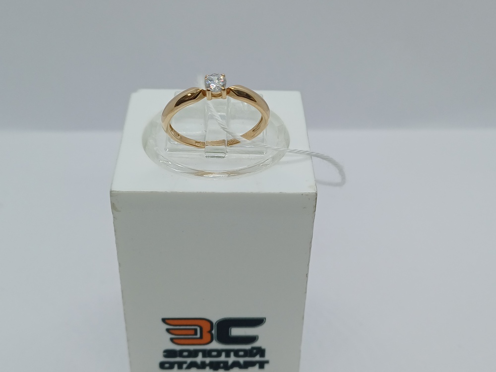 КОЛЬЦО С КАМНЕМ (Au 585)