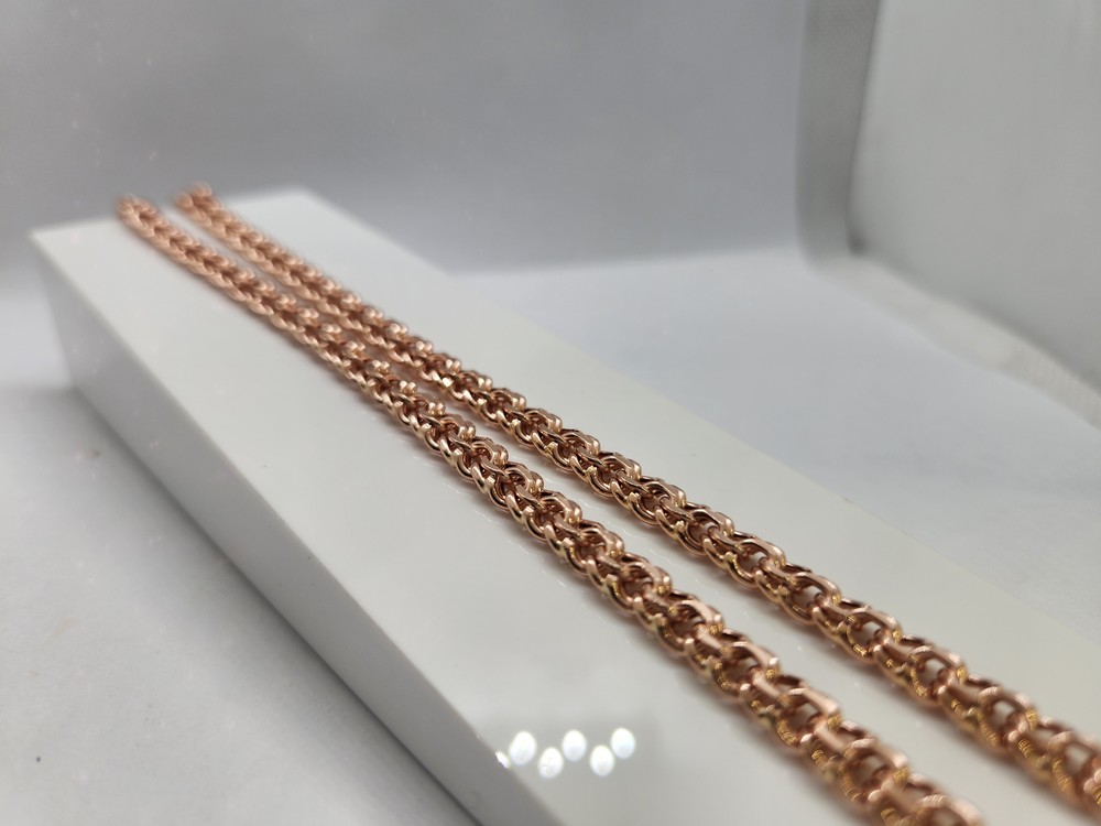 ЦЕПЬ ПУСТОТЕЛАЯ Бисмарк (Au 585)