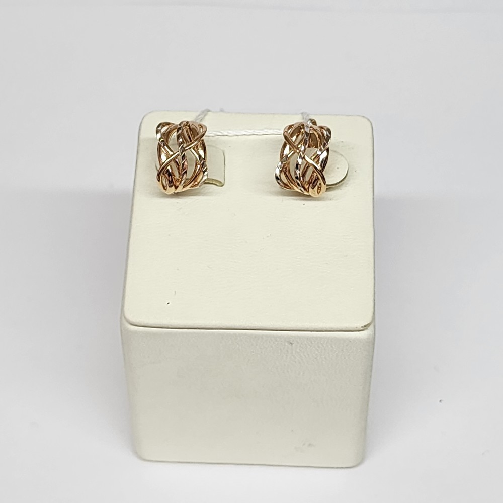 СЕРЬГИ БЕЗ КАМНЯ (Au 585)