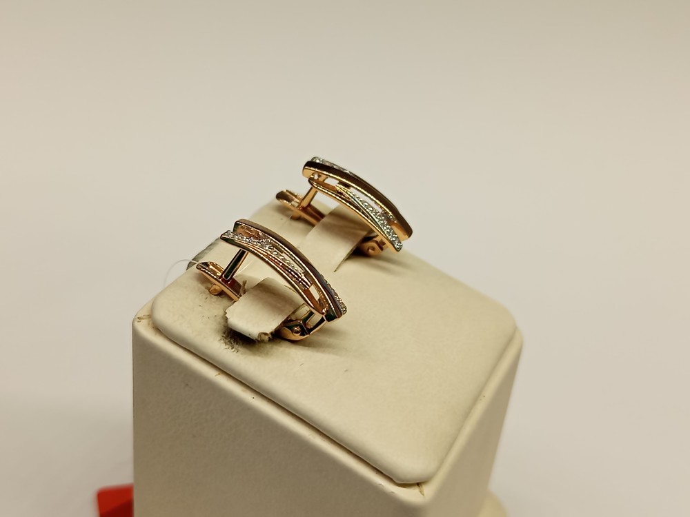 СЕРЬГИ С КАМНЯМИ (Au 585)