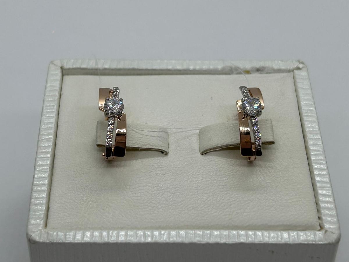 СЕРЬГИ С КАМНЯМИ (Au 585)