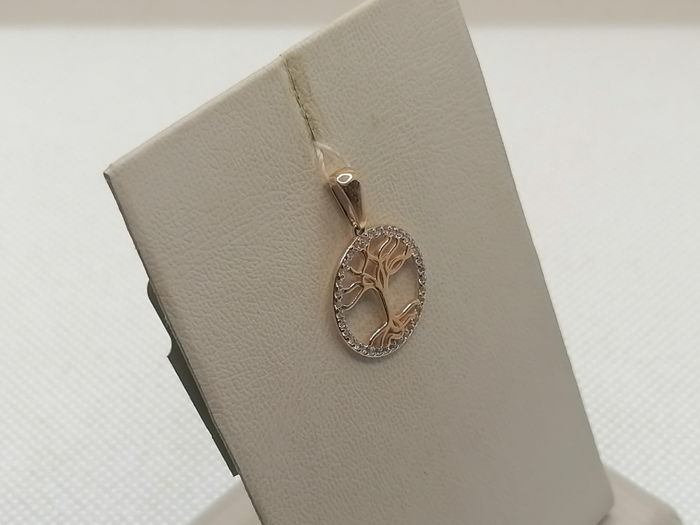 ПОДВЕСКА С КАМНЯМИ (Au 585)