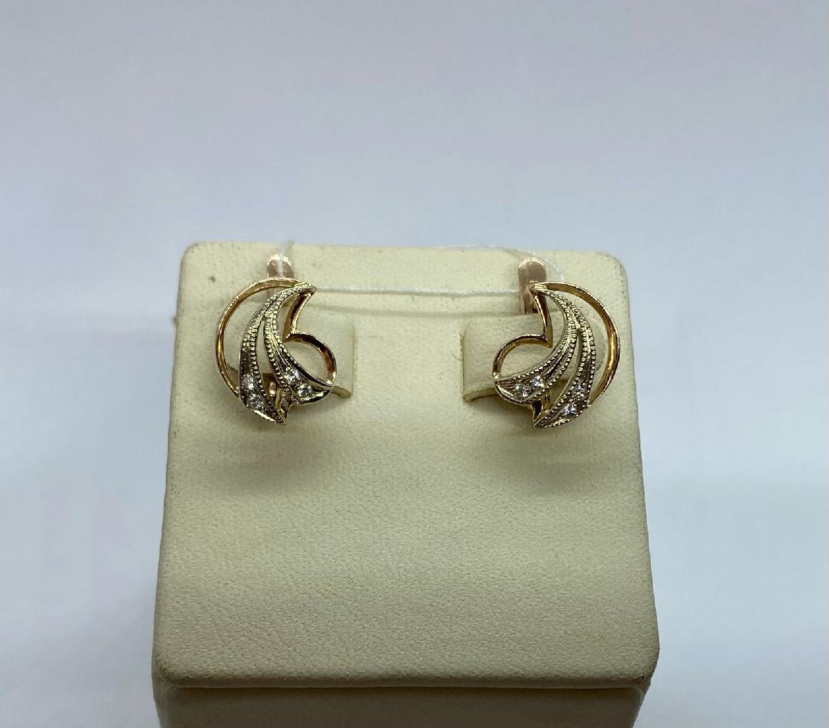 СКМИ585 СЕРЬГИ С КАМНЯМИ (Au 585) СКМИ585 СЕРЬГИ С КАМНЯМИ (Au 585)