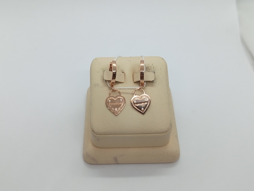 СКМИ585 СЕРЬГИ С КАМНЯМИ (Au 585)