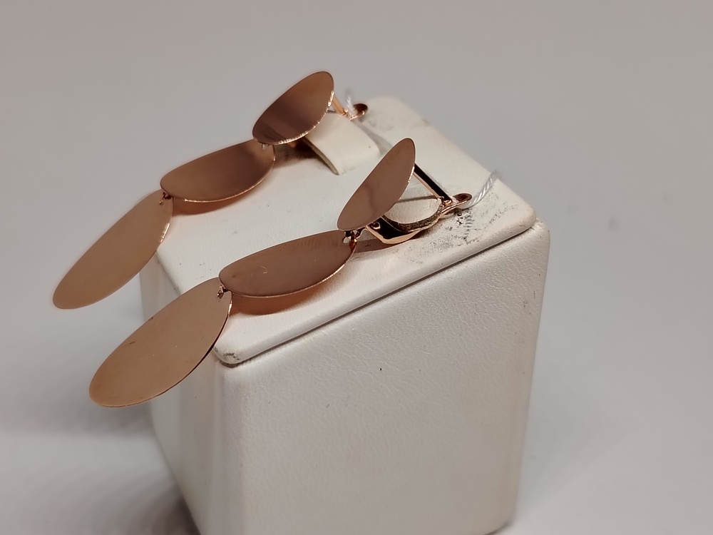 СБКМ585 СЕРЬГИ БЕЗ КАМНЯ (Au 585)