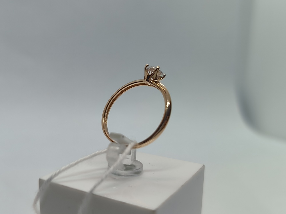 КОЛКМ585 КОЛЬЦО С КАМНЕМ (Au 585)