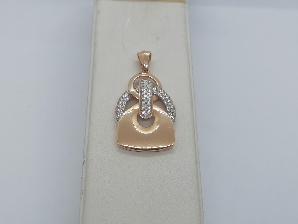 950336 ПОДВЕСКА С КАМНЯМИ (Au 585)