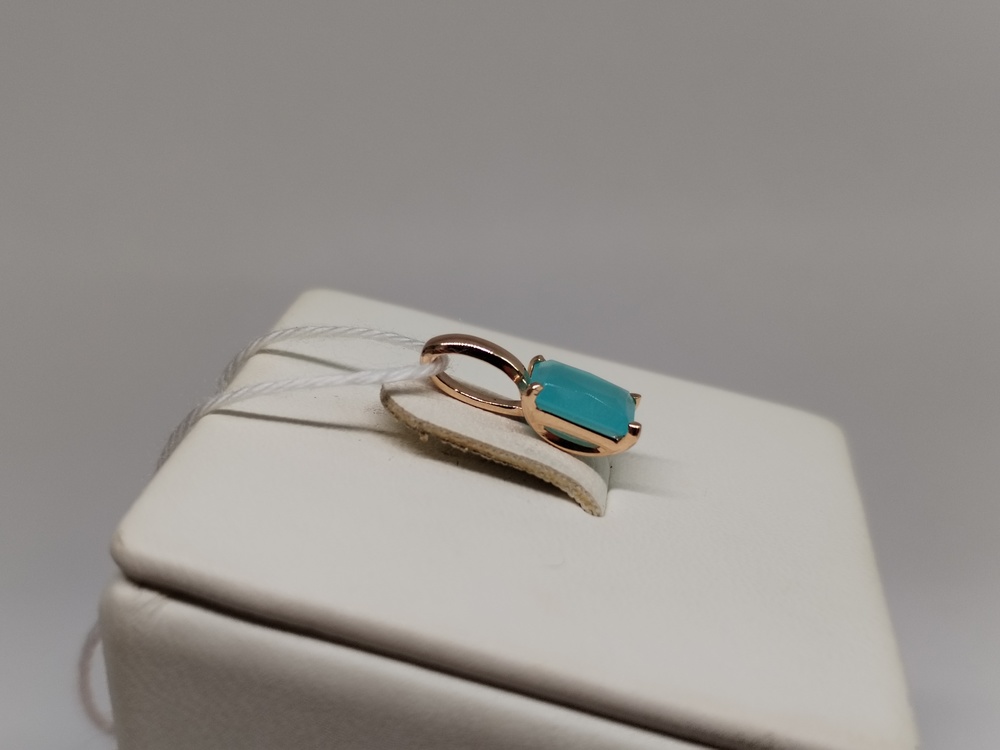 ПОДКМ585 ПОДВЕСКА С КАМНЕМ (Au 585)