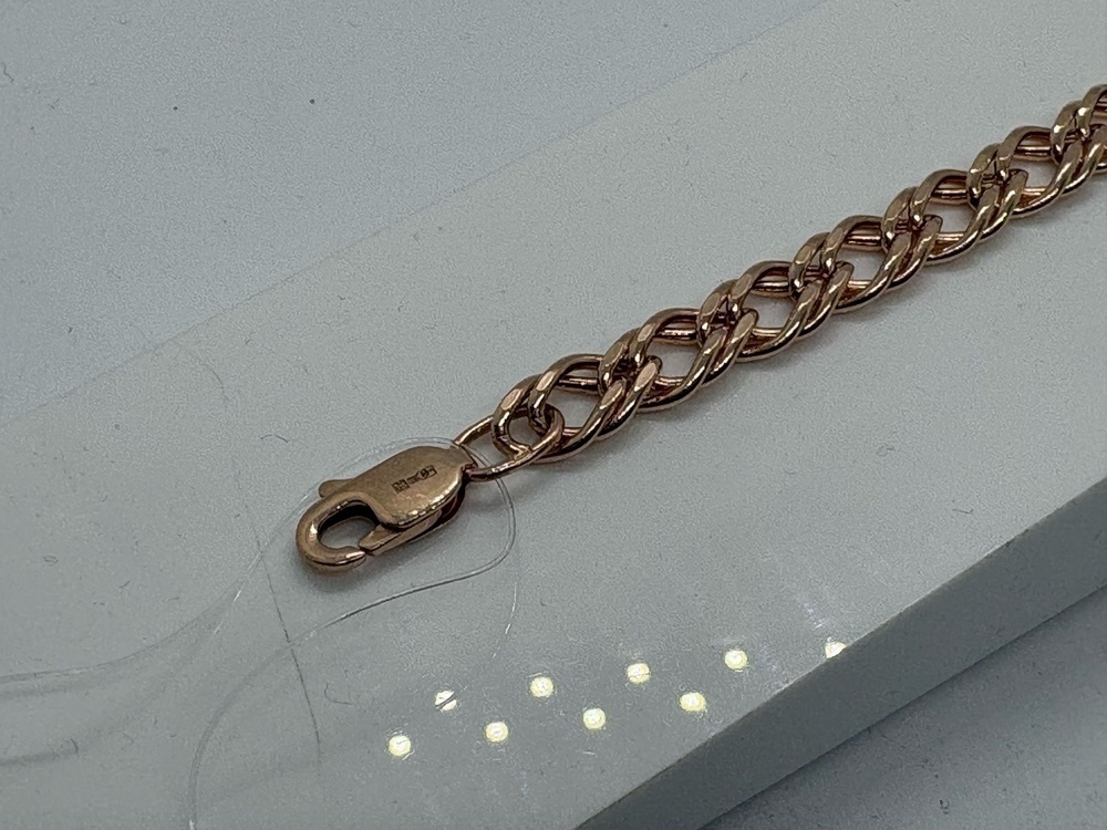 НБ 12-076ПГ БРАСЛЕТ ПУСТОТЕЛЫЙ (Au 585)