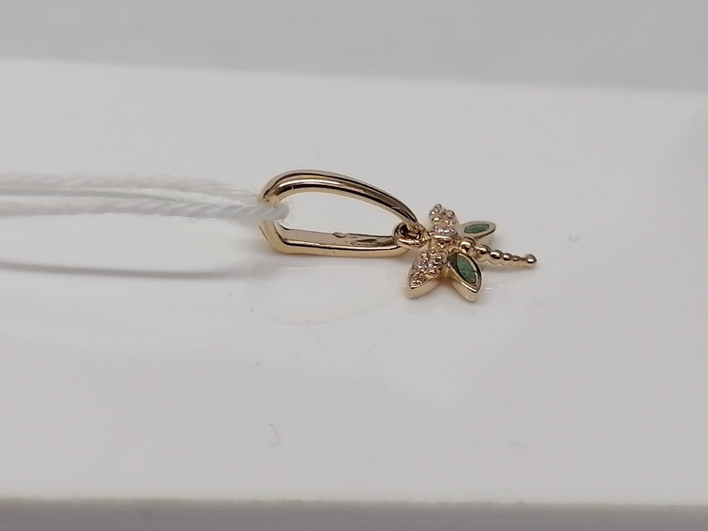 ПОДКМИ585 ПОДВЕСКА С КАМНЯМИ (Au 585)